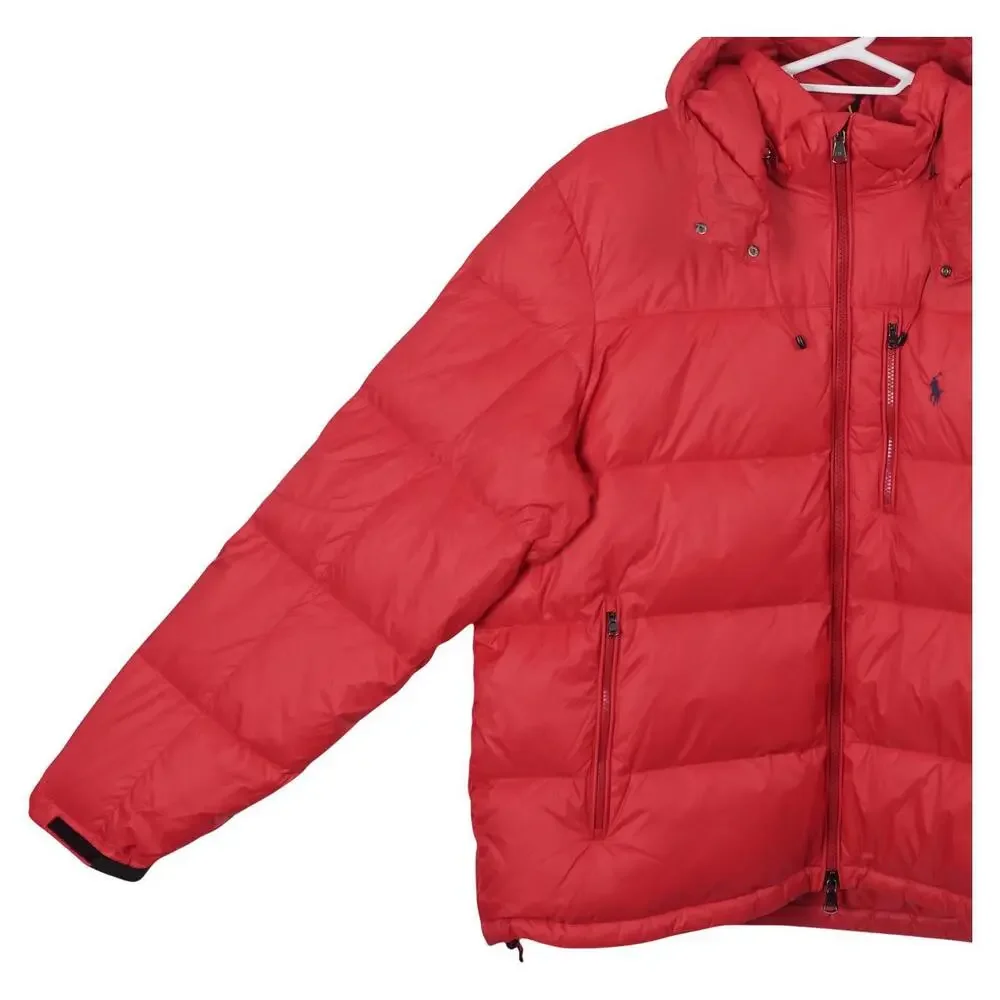 NWOT Polo Ralph Lauren El Cap Jacket 2XB Red Down Puffer Full Zip Hooded